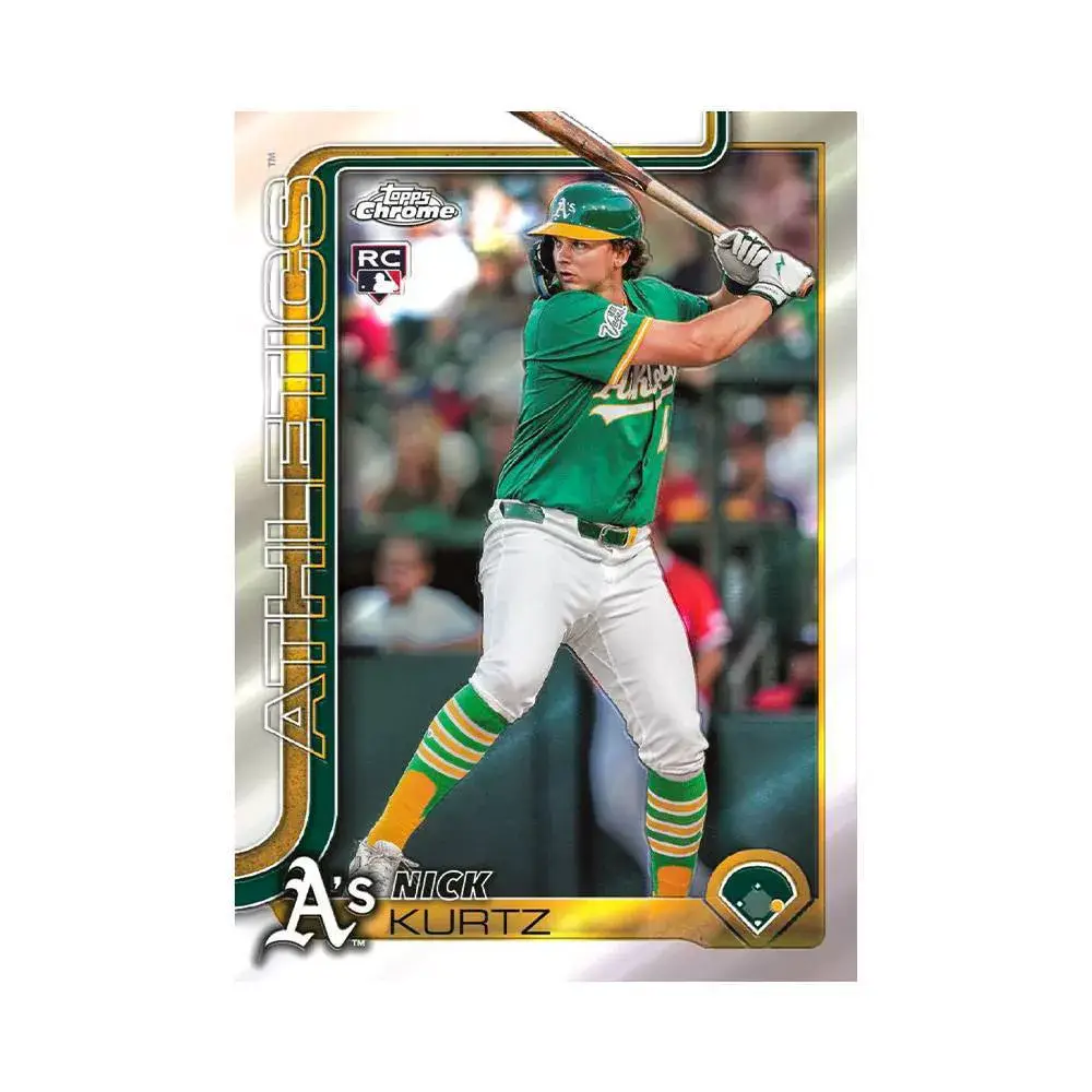 2025 Topps MLB Chrome Updates Baseball Trading Card Mega Box
