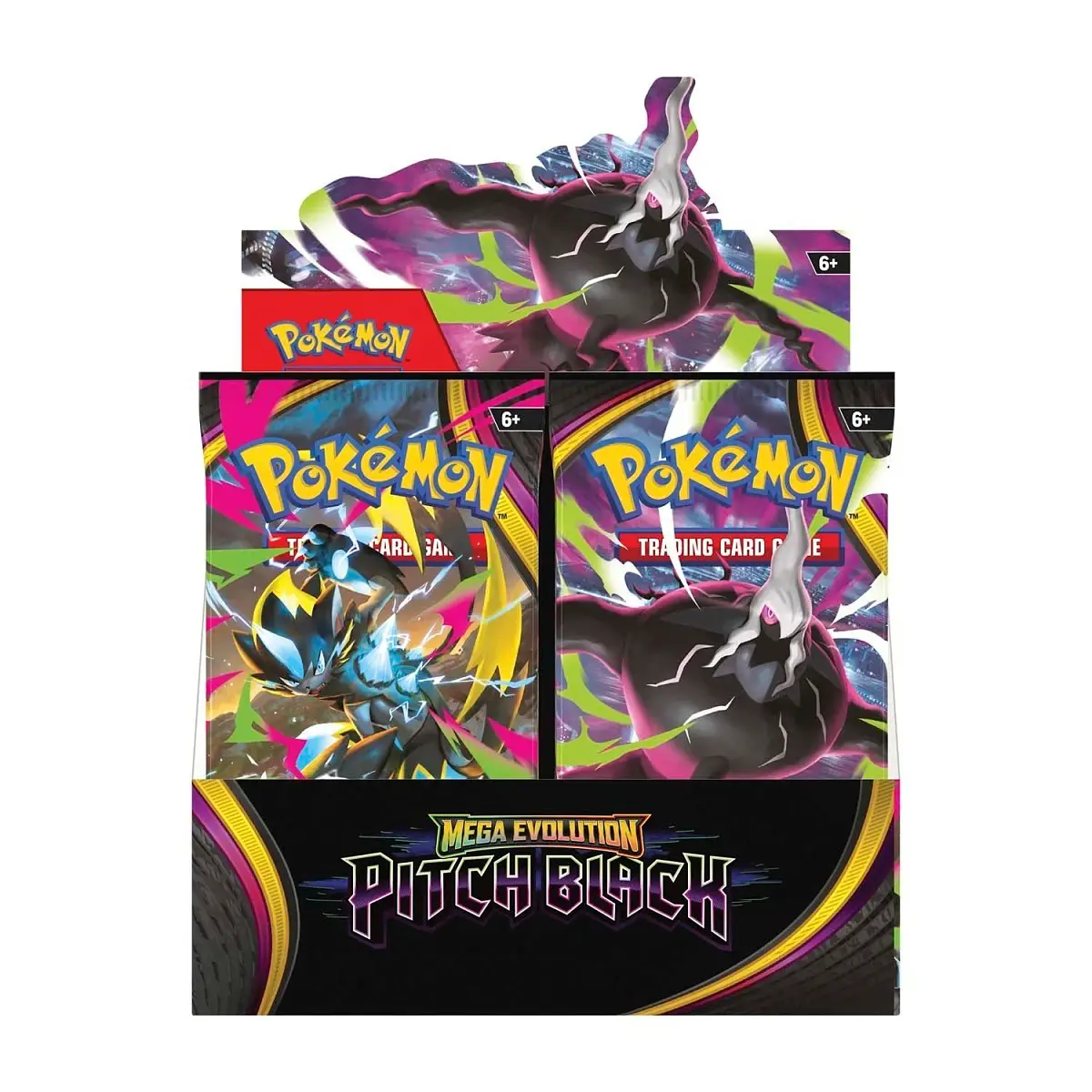 Pokémon TCG: Mega Evolution-Pitch Black Booster Display Box (36 Packs) - Image 3